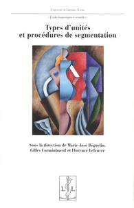 Types d'unités et procédures de segmentation