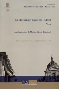 La blockchain saisie par le droit
