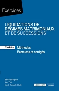 Liquidations de régimes matrimoniaux et de successions