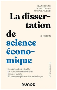 La dissertation de science économique - 3e éd.