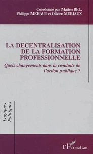 La décentralisation de la formation professionnelle
