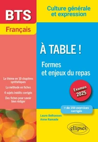 Français BTS A table ! Formes et enjeux du repas