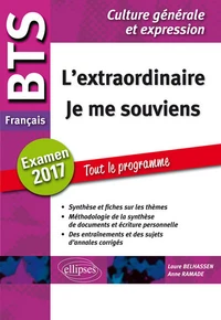 Français BTS L'extraordinaire - Je me souviens