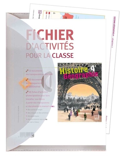  Belin - Histoire-Géographie 4e - Fichier d'activités pour la classe.