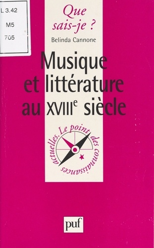 Musique et littérature au 18e siècle