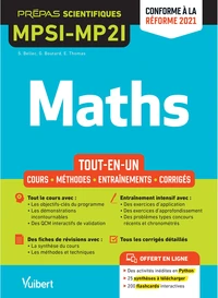 Mathématiques MPSI-MP2I