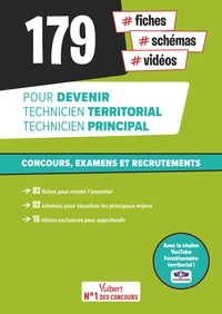 179 fiches, schémas, vidéos pour devenir technicien territorial - technicien principal