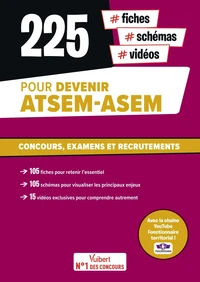 225 fiches, schémas, vidéos pour devenir ATSEM-ASEM