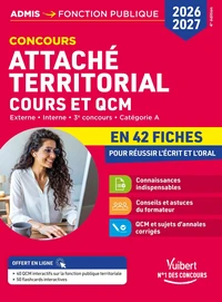 Attaché territorial externe, interne, 3e concours, catégorie A