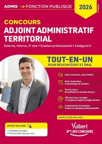 Concours adjoint administratif territorial Tout-en-un