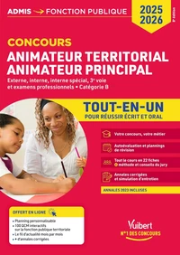 Concours Animateur territorial, animateur principal 2e classe et 1re classe