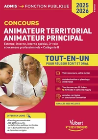 Concours Animateur territorial, animateur principal 2e classe et 1re classe