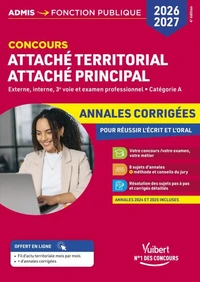 Concours Attaché territorial attaché, attaché principal - Externe, interne, 3e voie et examen professionnel, catégorie A