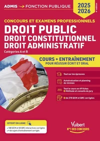 Droit public, Droit constitutionnel, Droit administratif - Catégories A et B