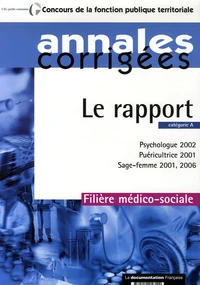 Le rapport Filière médico-sociale catégorie A