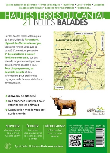 Hautes terres du Cantal. 21 belles balades 2e édition