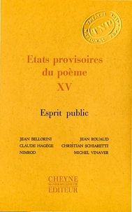 Etats provisoires du poème