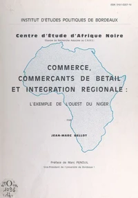 Commerce, commerçants de bétail et intégration régionale