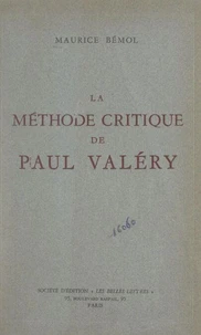 La méthode critique de Paul Valéry