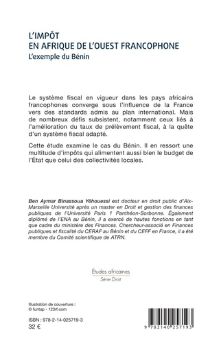 L'impôt en Afrique de l'ouest francophone. L'exemple du Bénin