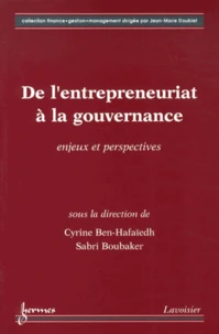 De l'entrepreneuriat à la gouvernance