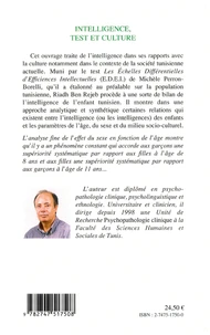 Intelligence, Test Et Culture: Le Contexte Tunisien