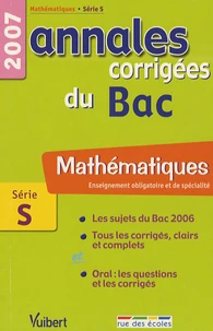 Mathématiques Enseignement obligatoire et de spécialité Série S