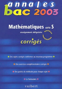 Mathématiques série S.