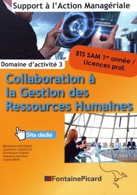 Bénédicte Bousquet et Laurence Casasola - Collaboration à la gestion des ressources humaines BTS SAM 1re année / licences pro - Domaine d'activité 3.