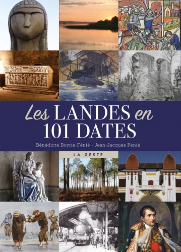 Couverture de Les Landes en 101 dates