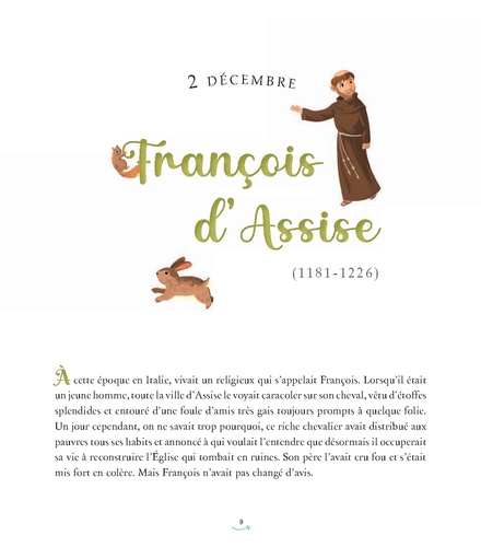 24 histoires pour attendre Noël avec les saints