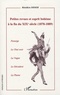 Bénédicte Didier - Petites revues et esprit bohème à la fin du XIXe siècle (1878-1889) - Panurge, Le chat noir, La Vogue, Le Décadent, La Plume.