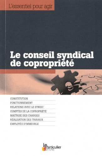 Bénédicte Dubreuil - Le conseil syndical de copropriété.