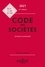 Code des sociétés. Annoté & commenté  Edition 2021