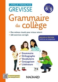 Bénédicte Gaillard - Grevisse du collège 2024 - Langue française - 6e à la 3e.