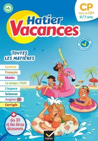 Cahier de vacances - Hatier vacances - Du CP vers le CE1 6/7 ans