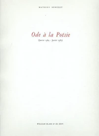 Ode à la poésie : janvier 1984 - janvier 1987