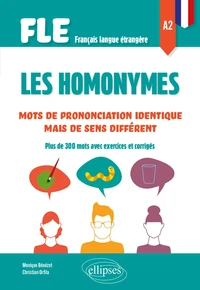 FLE Les homonymes A2