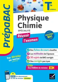 Prépabac Réussir l'examen - Physique-Chimie Tle générale (spécialité) - Bac 2026
