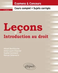Leçons d'introduction au droit