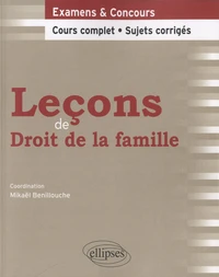 Leçons de droit de la famille