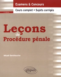 Leçons de procédure pénale