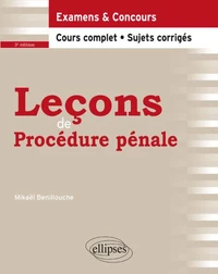 Leçons de procédure pénale