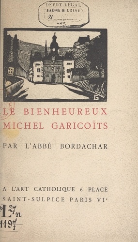 Le bienheureux Michel Garicoïts