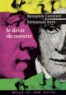 Benjamin Constant et Emmanuel Kant - Le droit de mentir.
