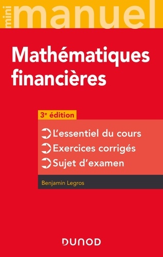 Mini manuel Mathématiques financières 3e édition