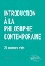 Benjamin Nitzer - Introduction à la philosophie contemporaine.