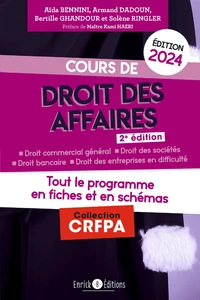 Cours de droit des affaires 2023