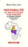 Benoist Saul Lhoni - Instabilité et institutions politiques en Afrique centrale francophone (1960-1977).