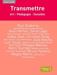 Benoît Baumgartner et Françoise Carraud - Transmettre - Art-Pédagogie-Sensible.